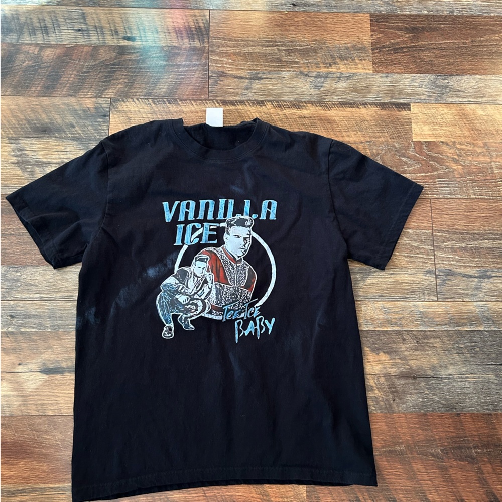 Vanilla Ice Black Graphic Tee